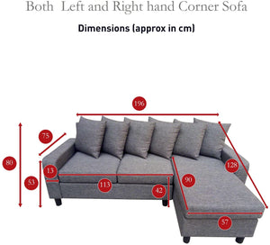Laura James Corner Sofa Left & Right Hand Side